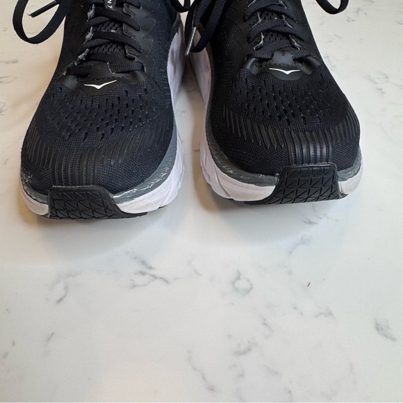 Hoka Women's Clifton 7 Black Running Walking Shoes Size 8.5 - Picture 7 of 14